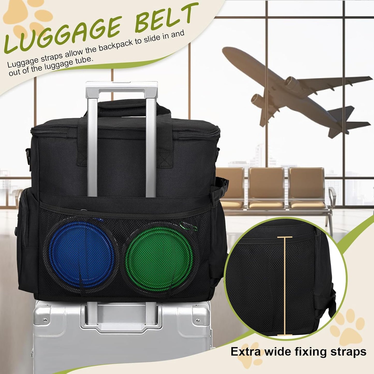 PawPack GoBag - Ultimate Pet Travel Tote (w/ accessories)