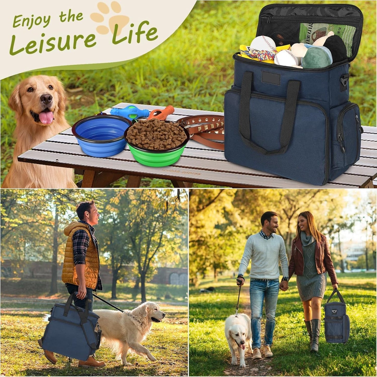PawPack GoBag - Ultimate Pet Travel Tote (w/ accessories)