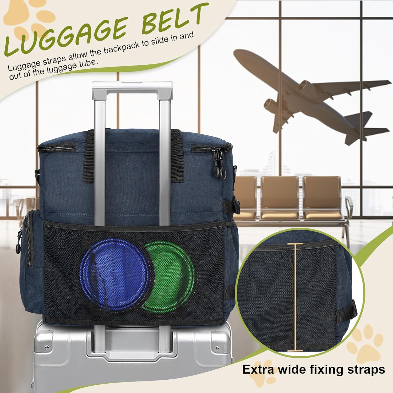 PawPack GoBag - Ultimate Pet Travel Tote (w/ accessories)