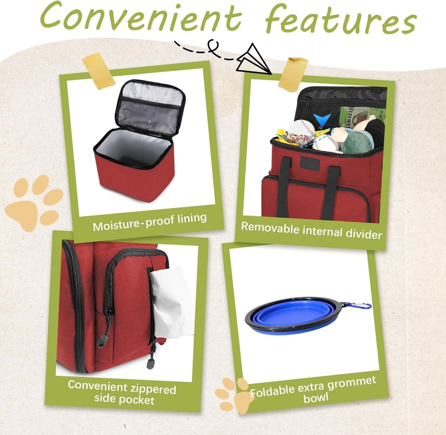 PawPack GoBag - Ultimate Pet Travel Tote (w/ accessories)